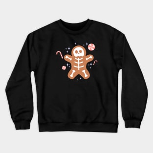 Skeleton Gingerbread Man Crewneck Sweatshirt